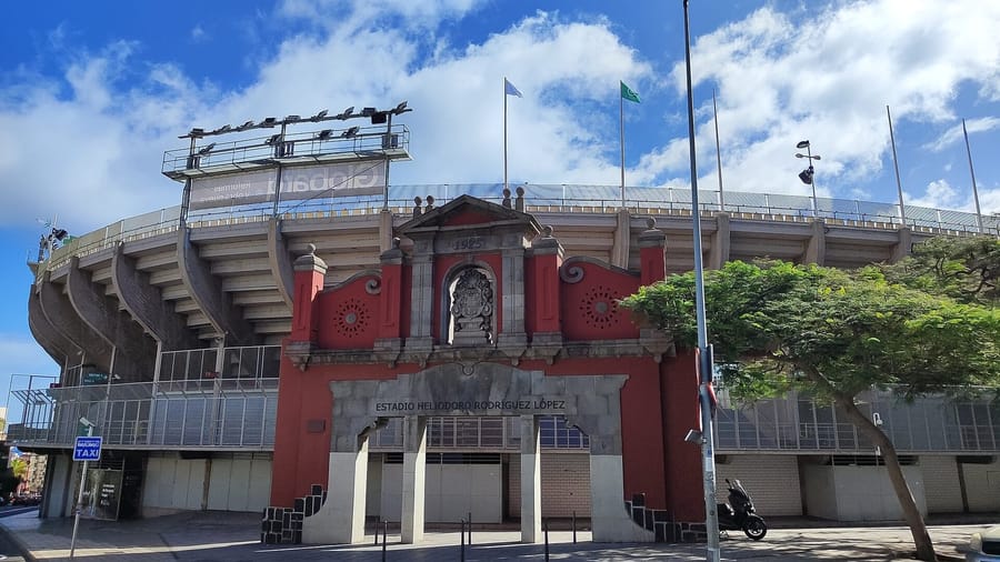 El Estadio Heliodoro Rodríguez López, casa del CD Tenerife, que vuelve a LaLiga Hypermotion en la temporada 2026-27